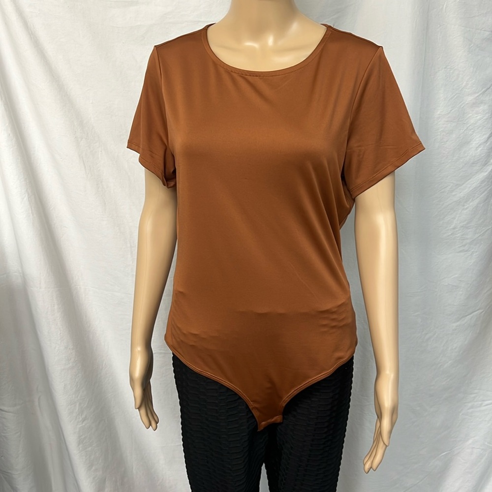 Women’s bodysuit rust colored size 1 X by and now this.